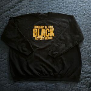 February Black History Month Crewneck Sweater